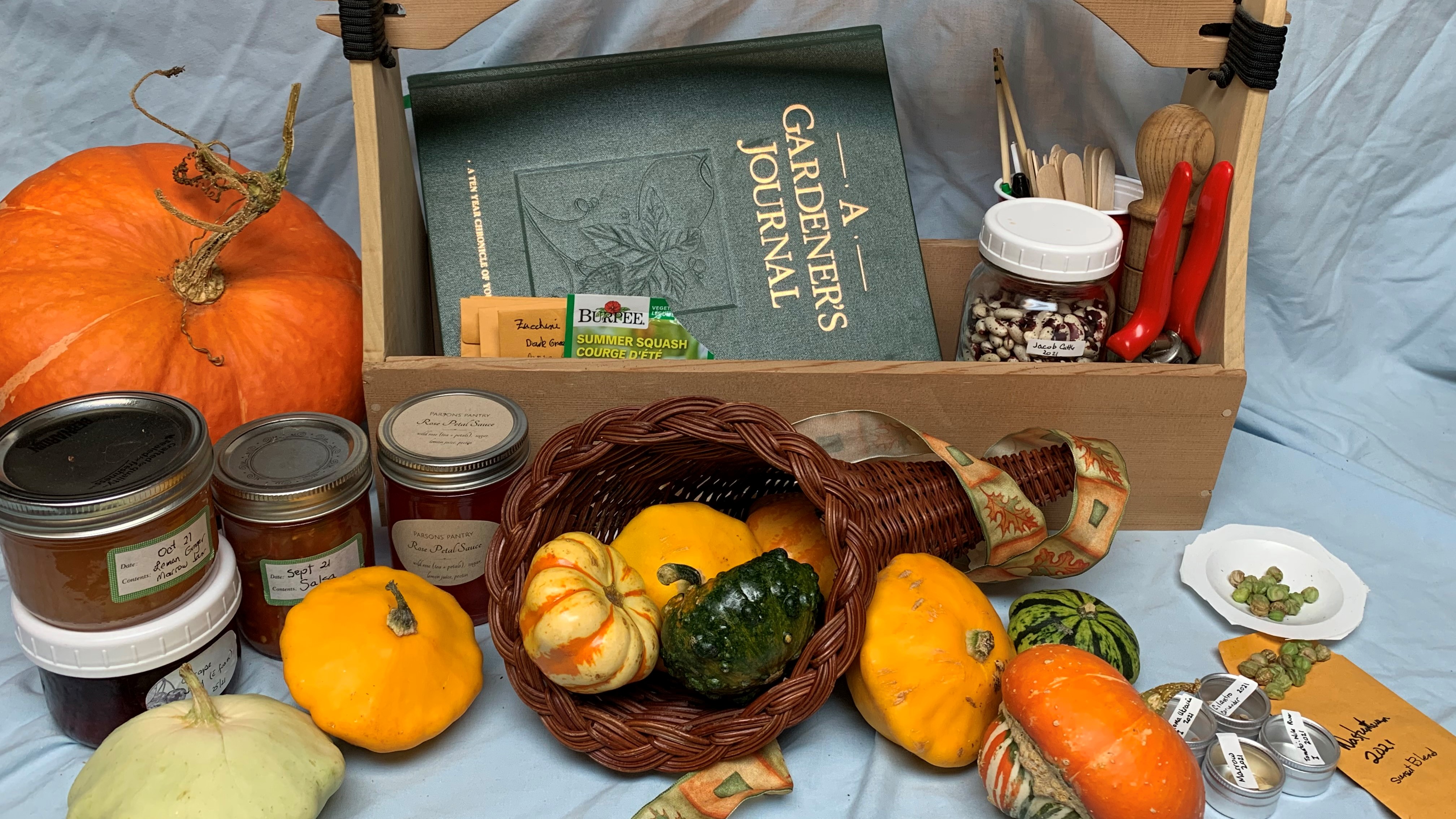 fall harvest, seed saviing and preserves