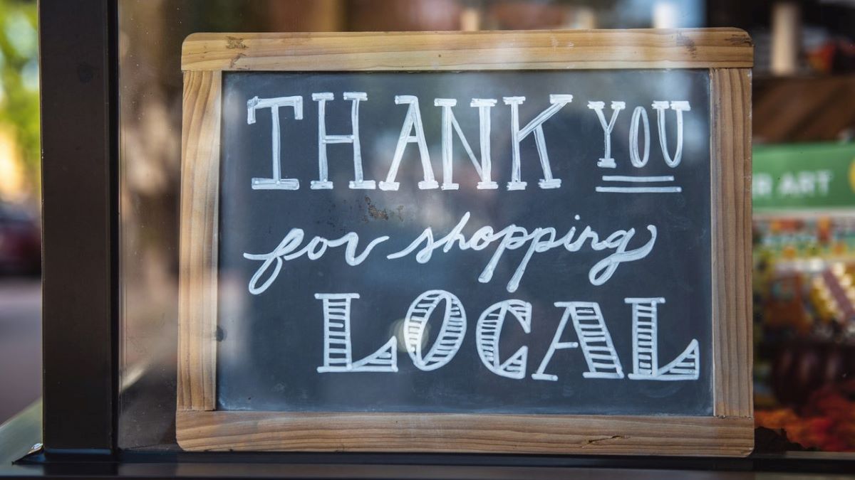 thank you for shopping local